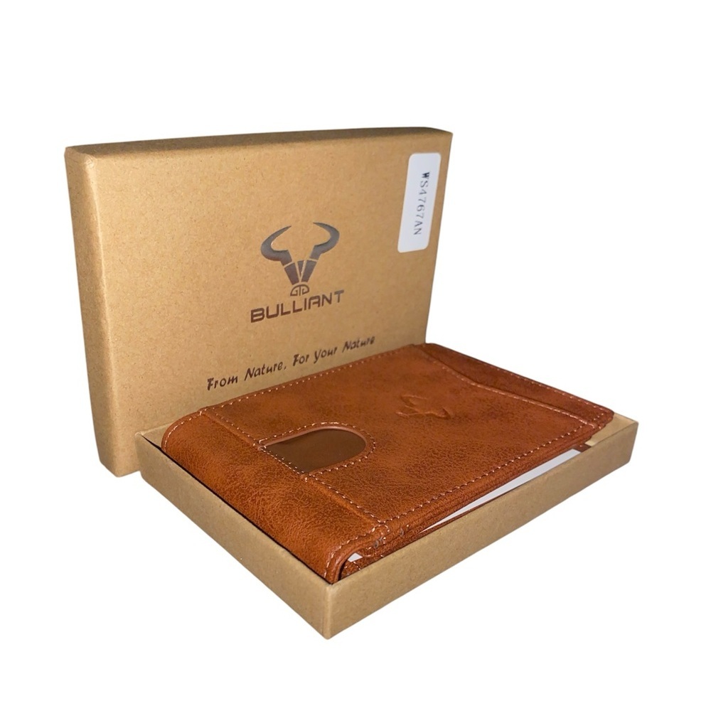 NWT Bulliant‎ Brown Leather Wallet